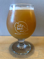 City Beer Store Branded 13oz Belgian Goblet Glass